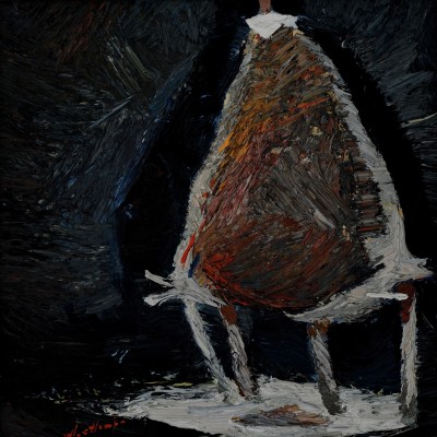 "Patuleag. Râmnicu-Vâlcea" by Anatol Ghimpu, 2012, 300x300mm, ulei pe pânză