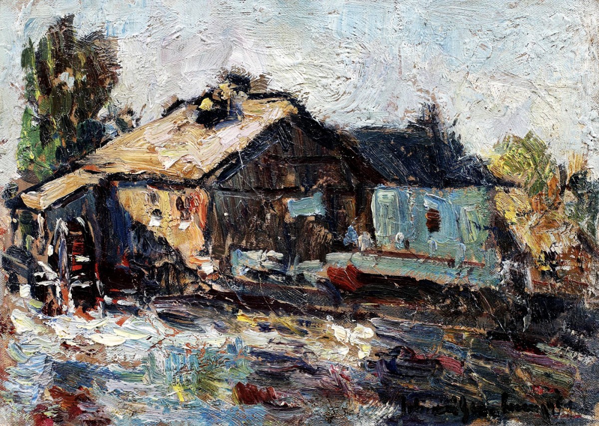 "Живопись. Сельский мотив" by Рудолф Счвеитзер-Cумпэна
