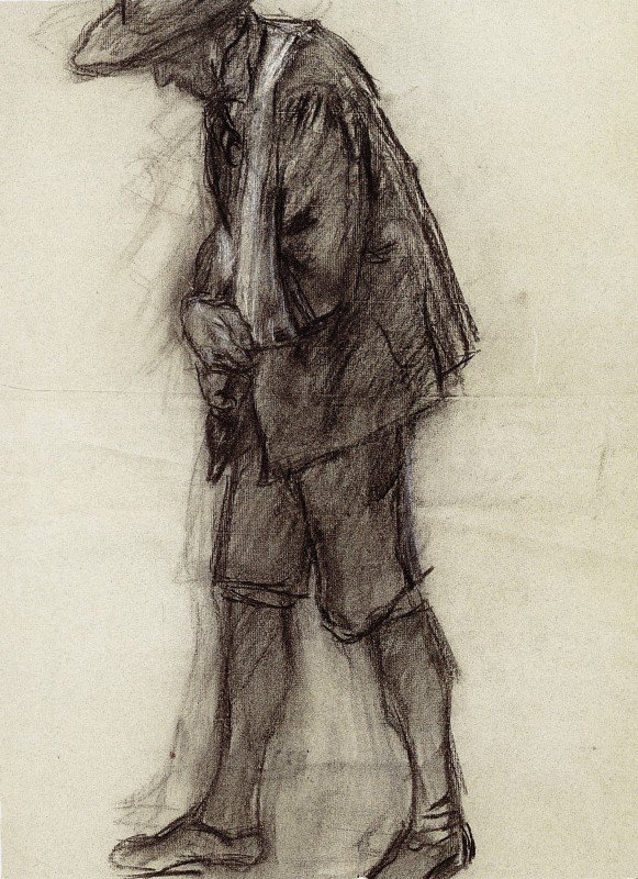 "Desen. Figură / semifigură. Oameni" by Albin Egger-Lienz