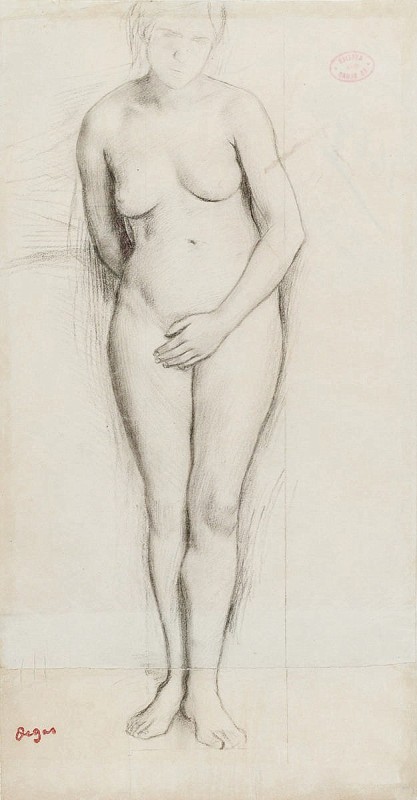 "Drawing. Nude" by Edgar Degas