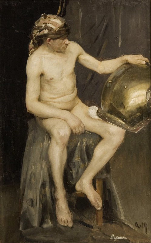 "Painting. Nude" by Aleksandr Aleksandrovich Murashko