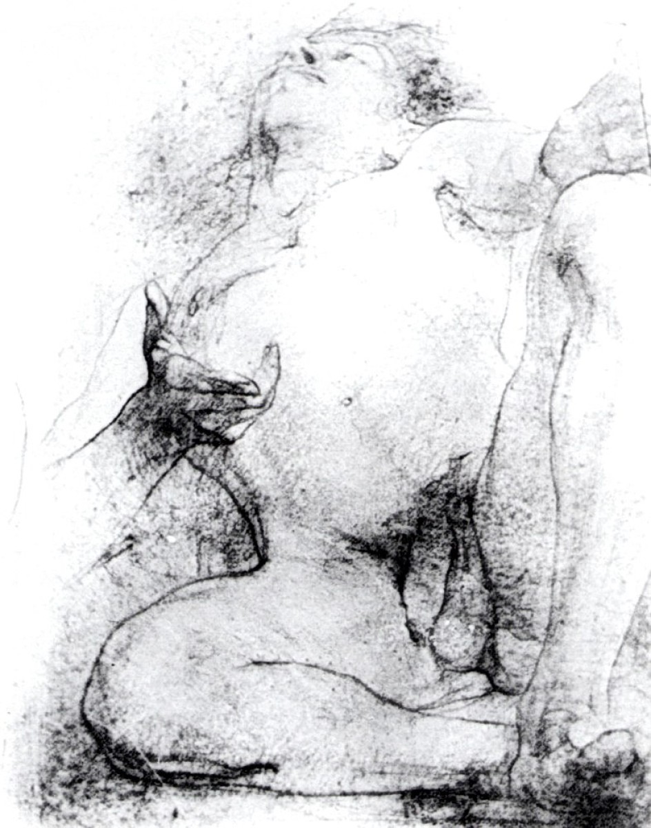 "Drawing. Nude" by Nicolai Fechin