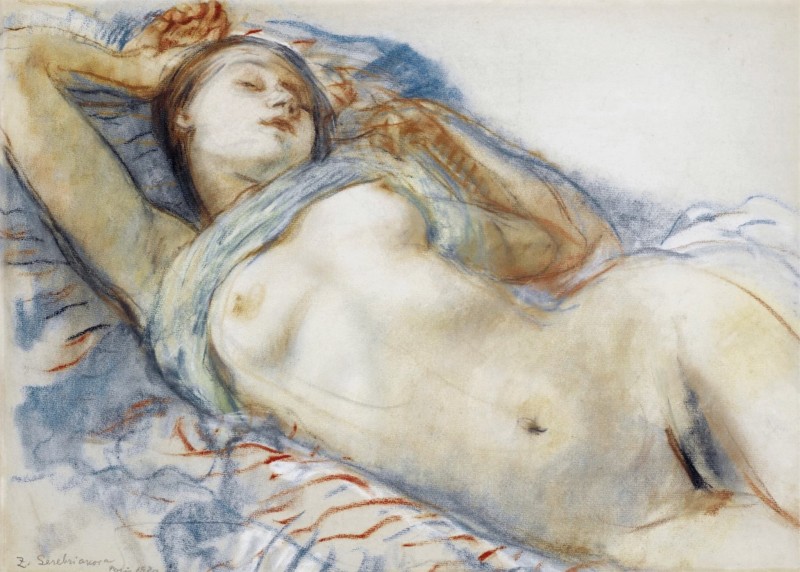 "Drawing. Nude" by Zinaida Serebriakova