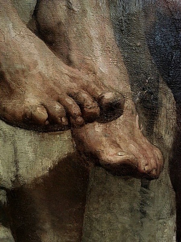 "Painting. Gypsum, head, hands, feet" by Aimé Nicolas Morot