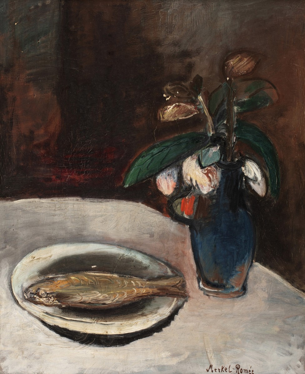 "Painting. Still life" by Louise Merkel-Romée