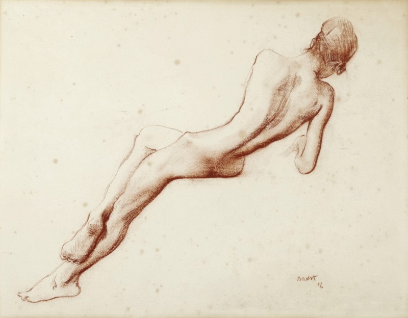 "Desen. Nud" by Léon Bakst