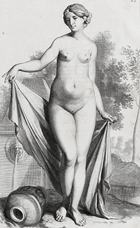 "Drawing. Nude" by Govert Bidloo