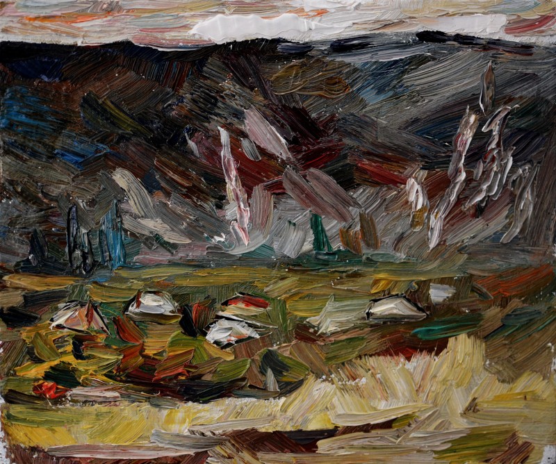 "Painting. Landscape. Pleinair. Pleinair moldova" by Natalia Bzovii, oil on canvas