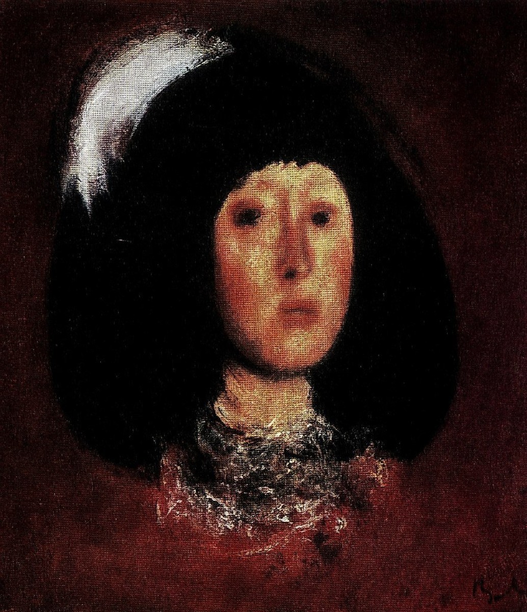 "Pictură. Portret" by Corneliu Baba