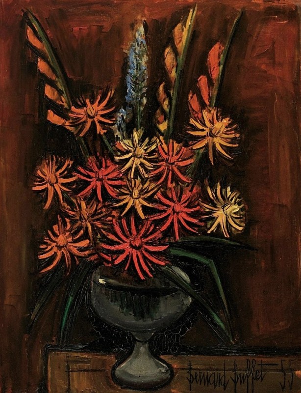 "Pictură. Flori" by Bernard Buffet