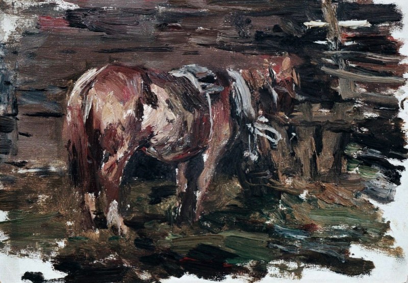 "Painting. Animals" by Evsey Evseevich Moiseenko