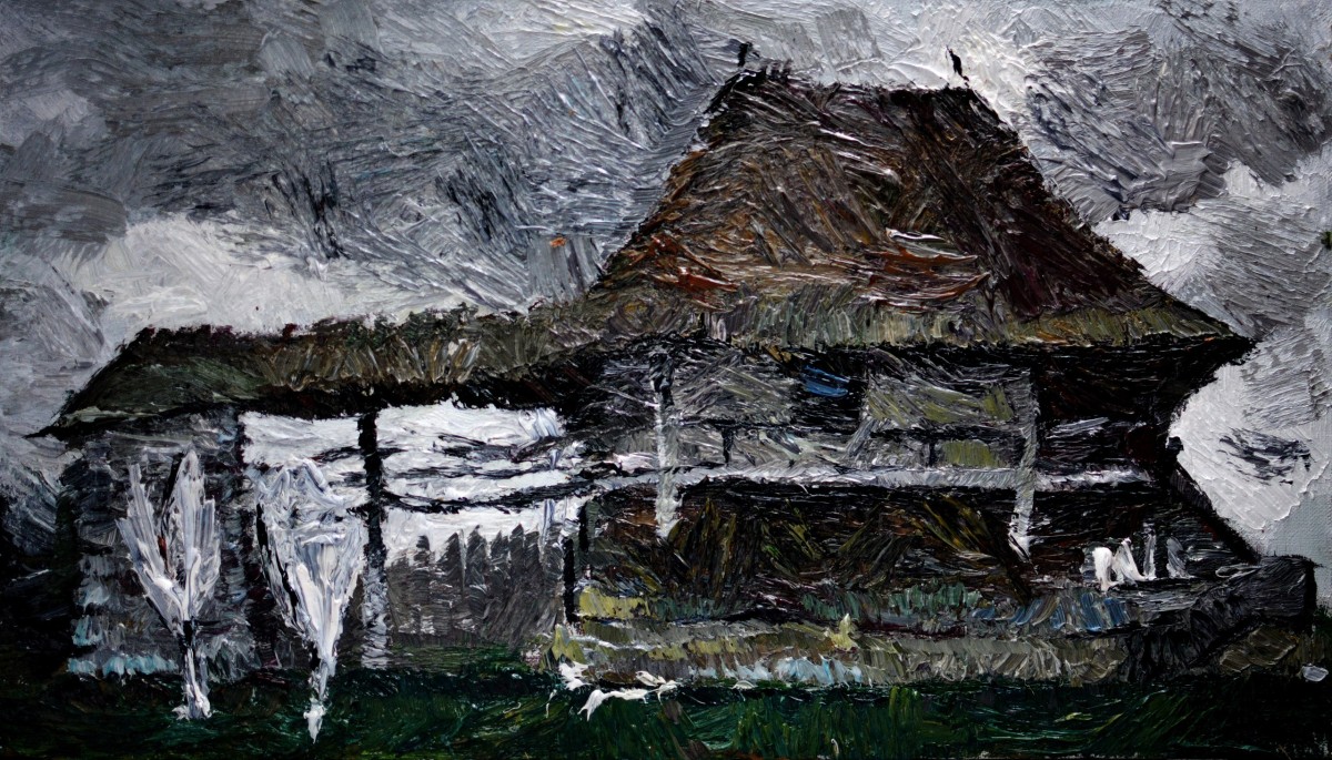 "Живопись. Пленэр. Пленэр в Румынии" by Доина Мындреан, масло / холст