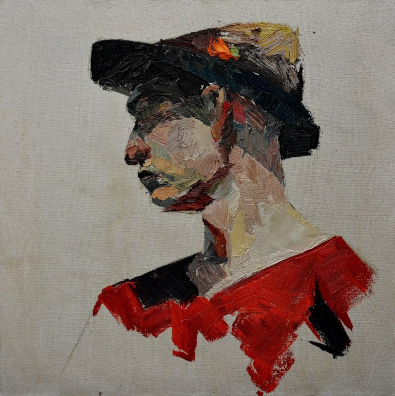 "Painting. Pleinair. Portrait. Pleinair moldova" by Sorina Păcătos, oil on canvas