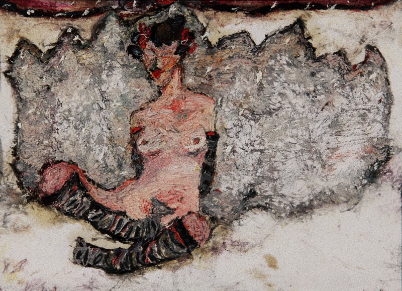 "Compoziție. Nud" by Olga Ilieș, 1999