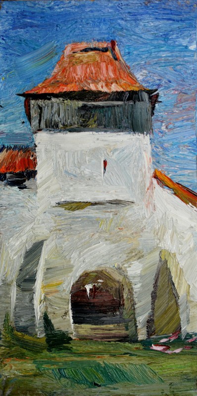 "Pictură. Pleinair. Pleinair România" by Sanda Ceban, ulei pe pânză