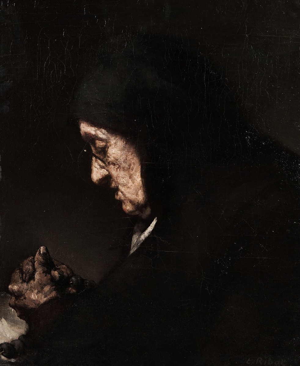 "Pictură. Portret" by Théodule Ribot