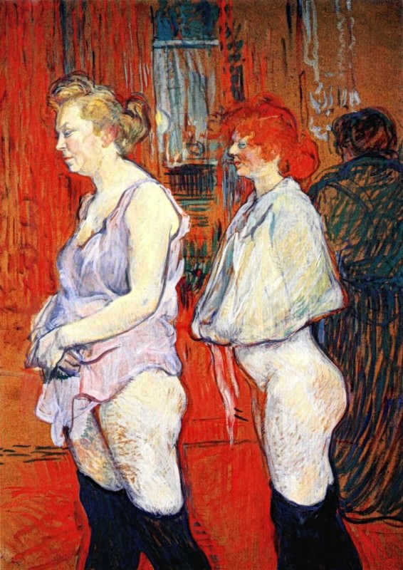 "Composition. Nude" by Henri de Toulouse-Lautrec
