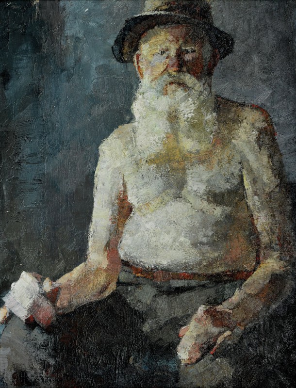 "Seminud" by Valentin Ciubotaru, 2003, 600x460mm, oil on canvas