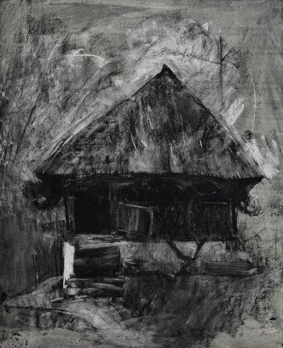 "Drawing. Pleinair. Long term" by Alexandru Untilov, 500x400mm, Russian sauce on paper