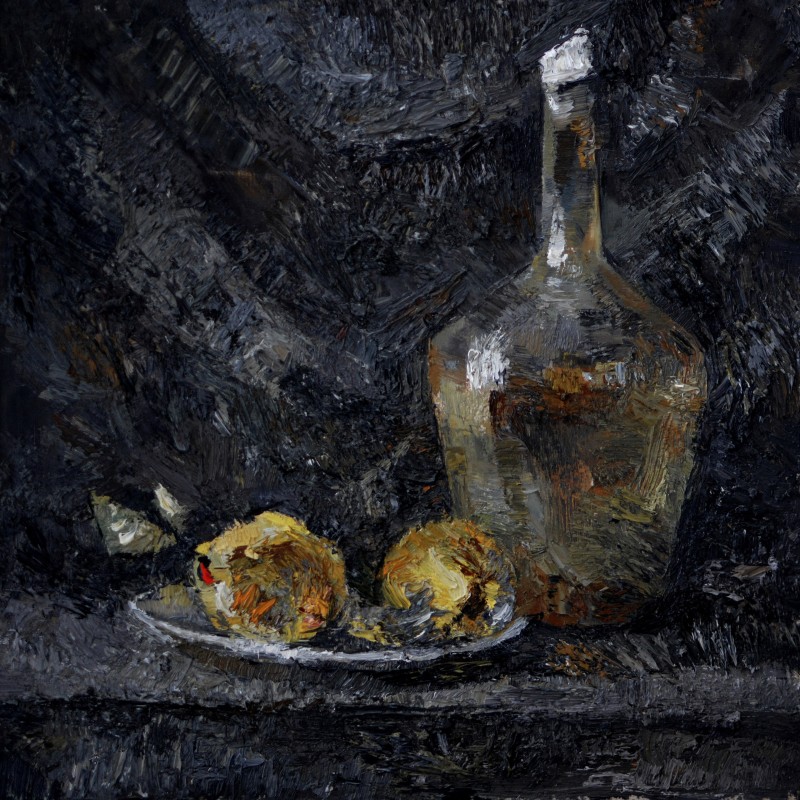"Painting. Long term" by Diana Rumeghea, 500x500mm, oil on canvas