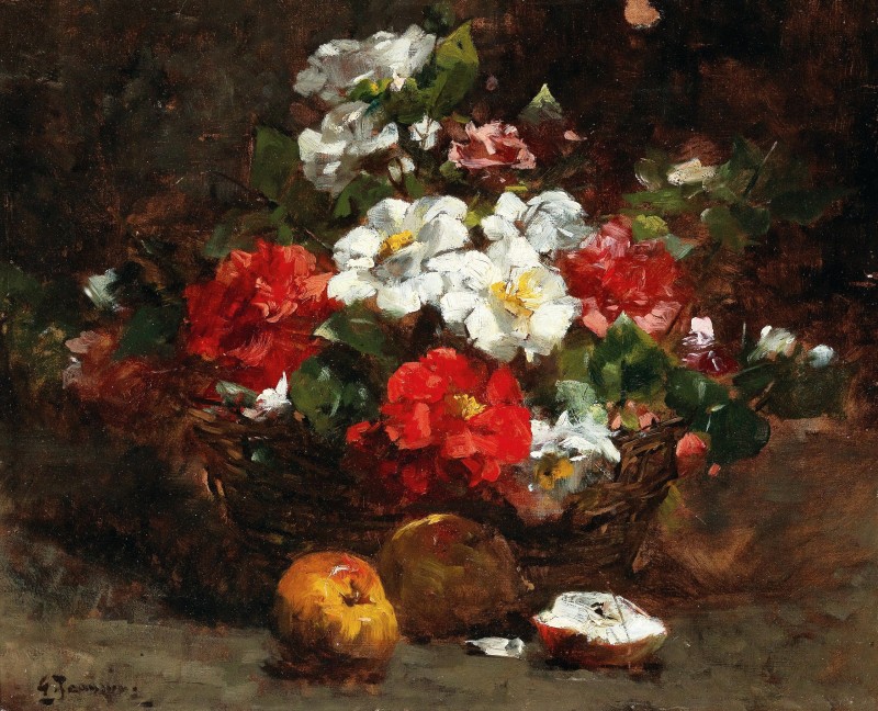 "Pictură. Natură statică" by Georges Jeannin