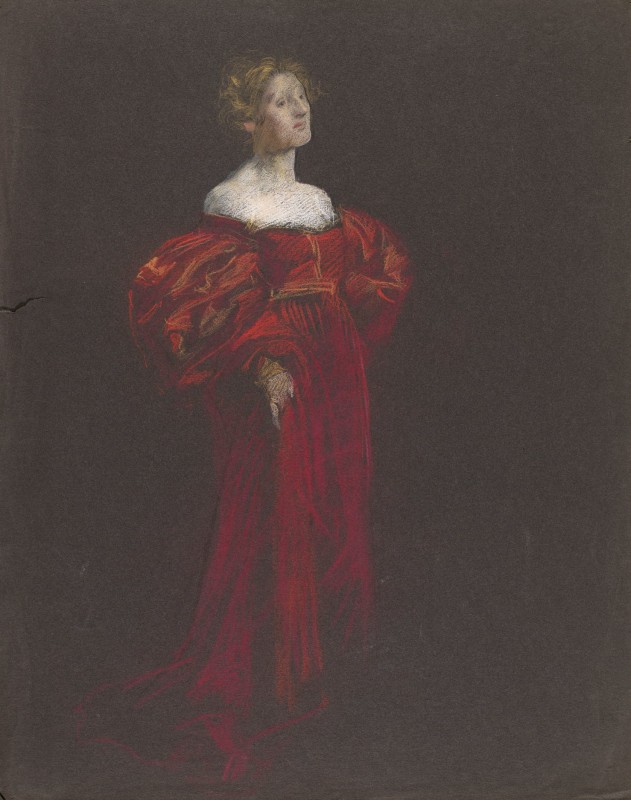 "Composition. Figure" by Edwin Austin Abbey