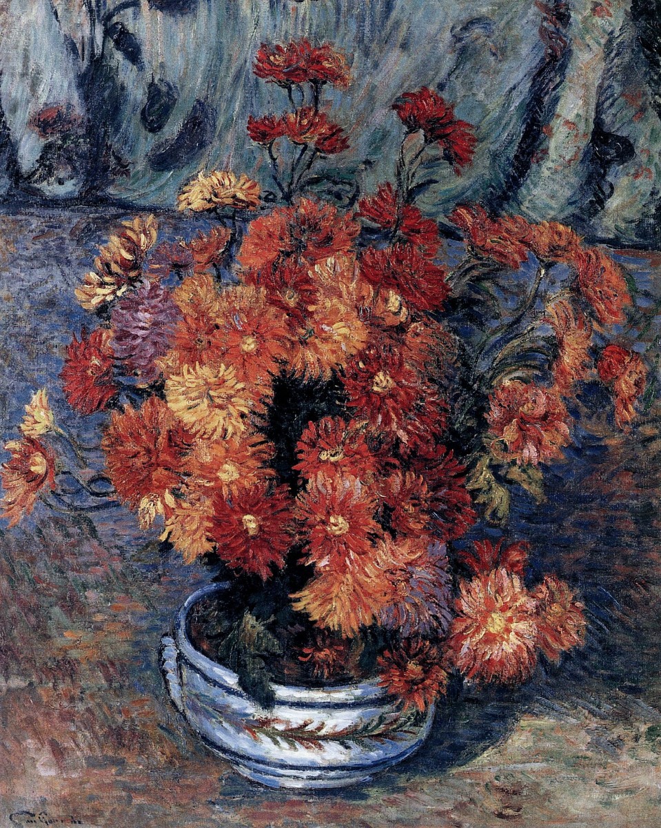 "Pictură. Natură statică" by Armand Guillaumin
