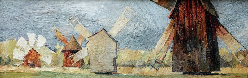 "Pictură. Pleinair" by Cristina Chelaru, ulei pe pânză