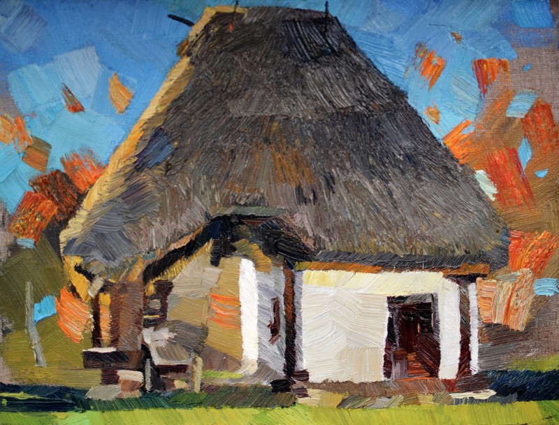 "Painting. Pleinair. Pleinair romania" by Dumitrița Znaida, oil on canvas