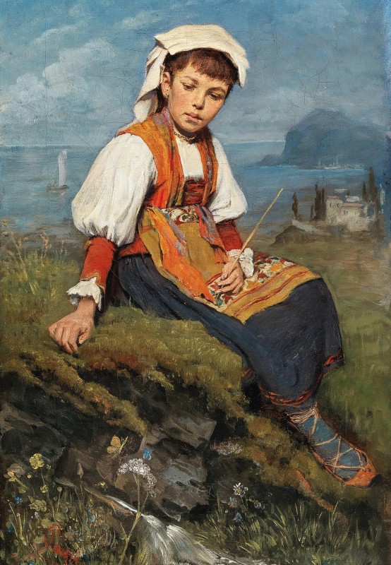 "Composition. Figure" by Ernst Payer