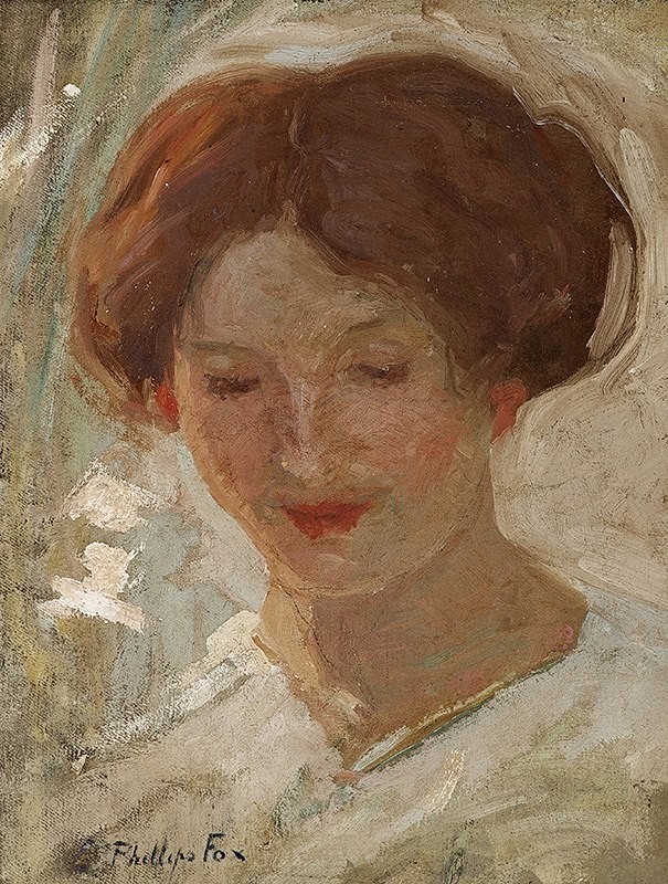 "Painting. Portrait" by E. Phillips Fox