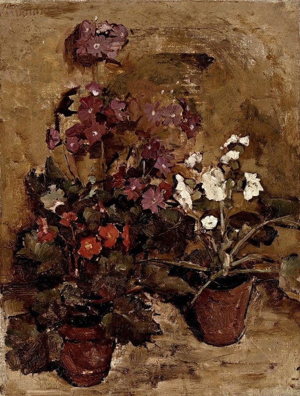 "Pictură. Flori" by Emilie Mediz-Pelikan