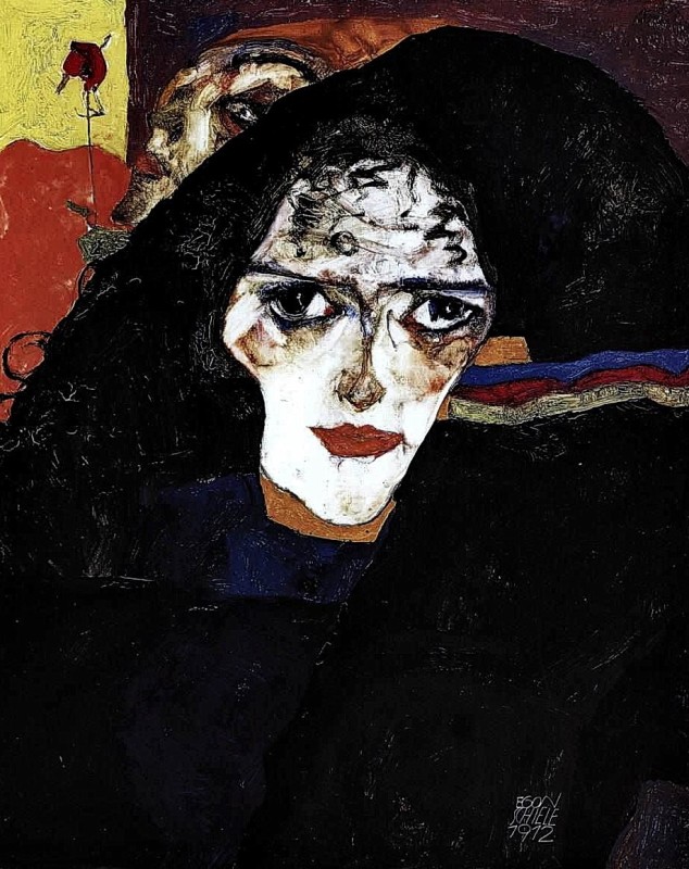 "Painting. Portrait" by Egon Schiele