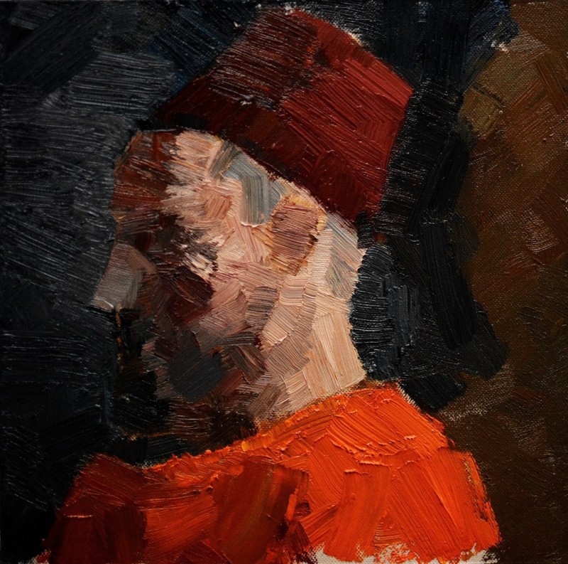 "Lecție de pictură. Portret" by Думитрица Знаида, 2016