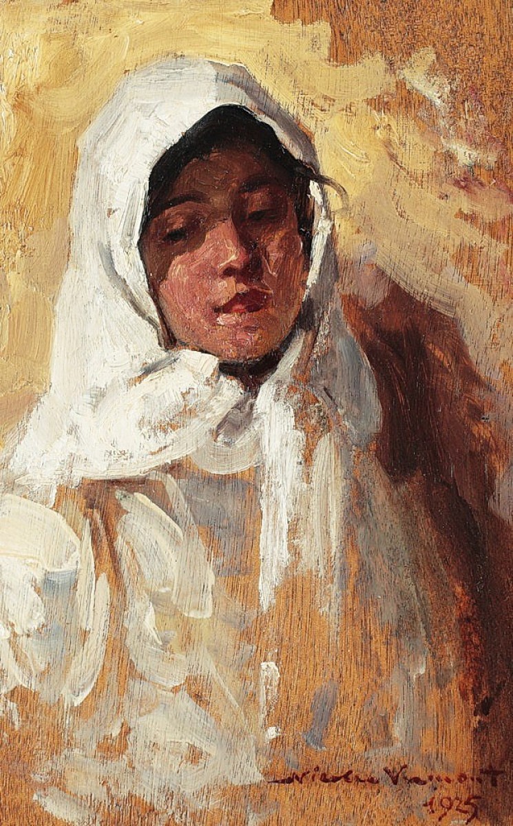 "Pictură. Portret" by Nicolae Vermont