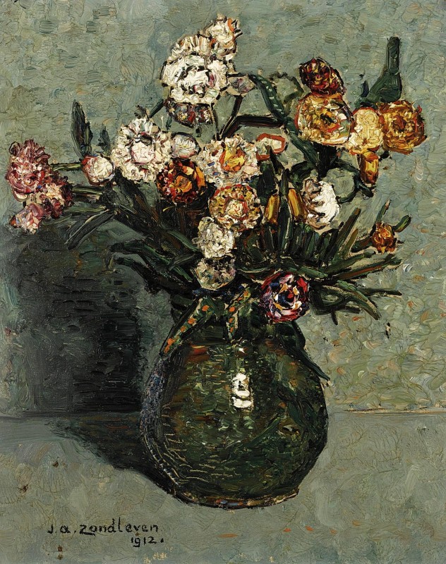 "Pictură. Flori" by Jan Adam Zandleven