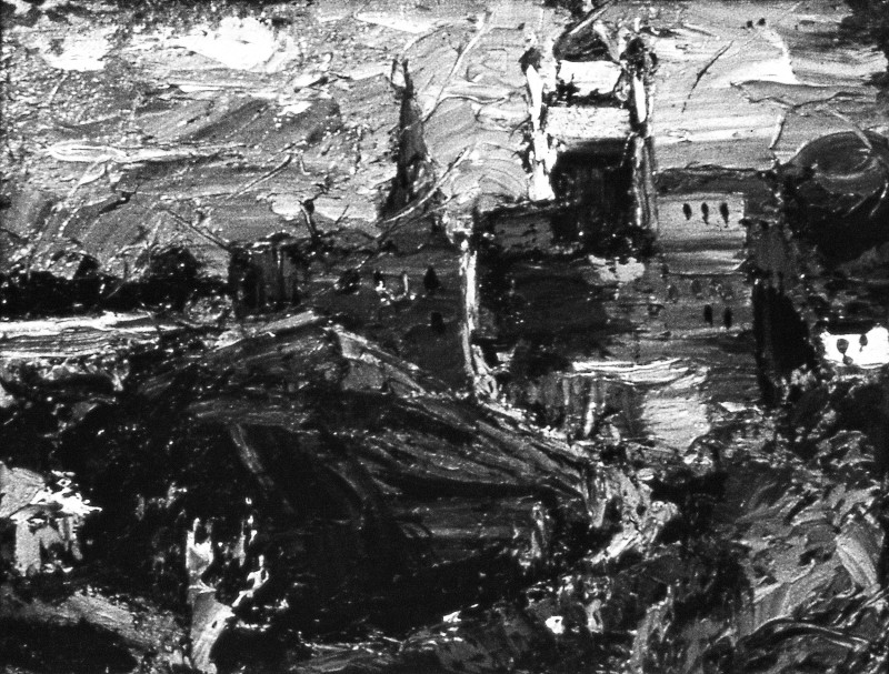 "Киев. Подол" by Анатол Гимпу, 1980, 300x400mm, масло / холст