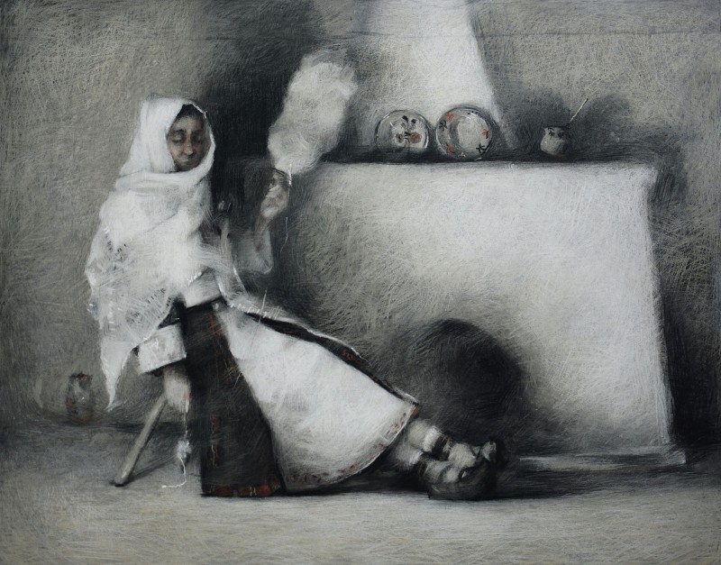 "Figură în național" by Кристина Демиан, 2017