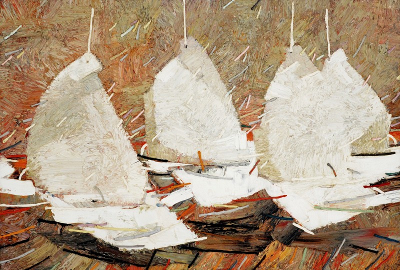 "Etude" by Anatol Ghimpu, 2001, 680x1000mm, oil on canvas