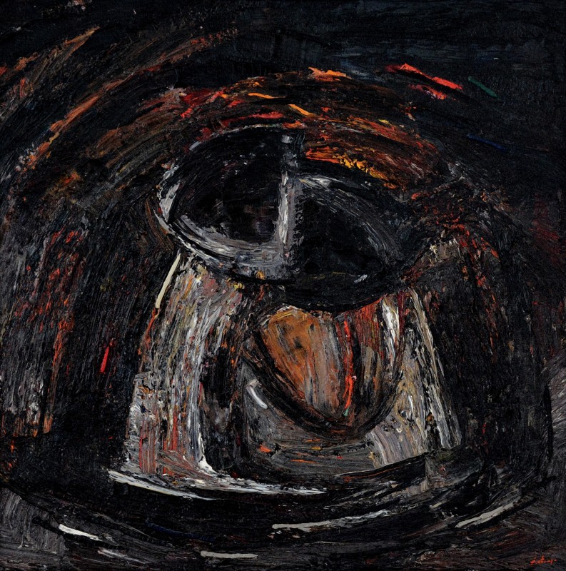 "Смысл" by Анатол Гимпу, 2005, 680x680mm, масло / холст