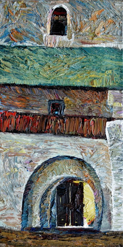 "Pictură. Pleinair. Pleinair România" by Vlada Cibuc, ulei pe pânză