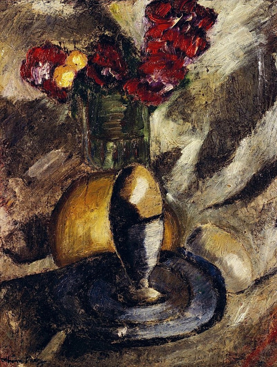 "Pictură. Flori" by Achille-Émile Othon Friesz, ulei pe pânză