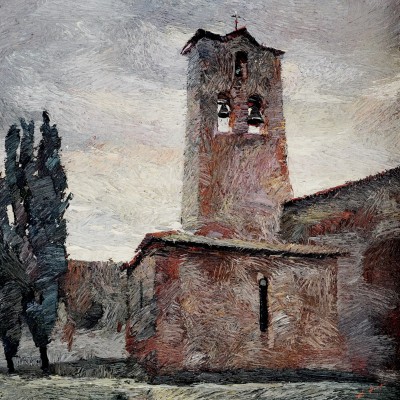 "Pictură. Pleinair. Pleinair Italia" by Anatol Ghimpu, ulei pe pânză