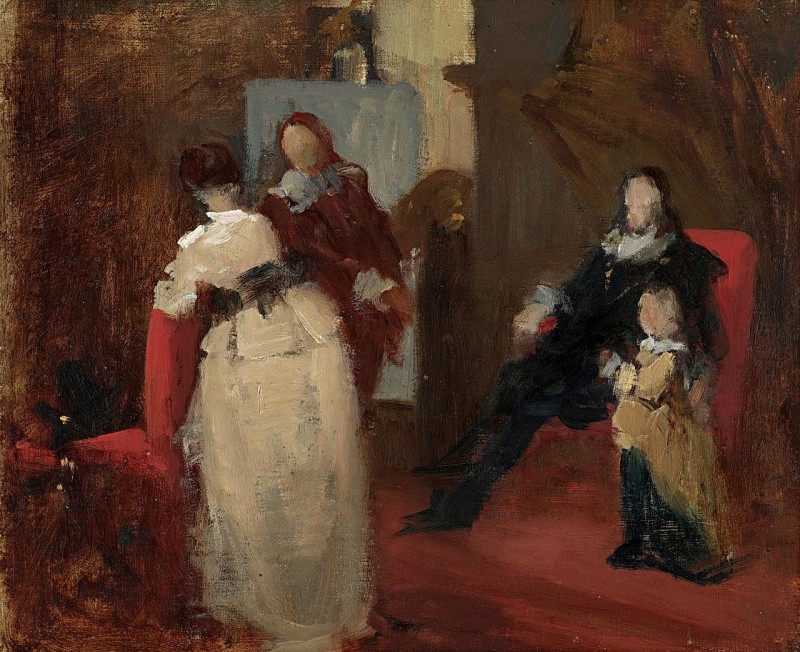 "Pictură. Oameni" by George Frederick Folingsby
