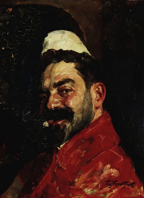 "Pictură. Portret" by Eduard Frankfort