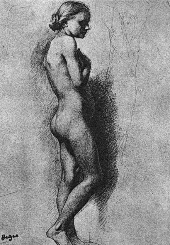 "Drawing. Nude" by Edgar Degas
