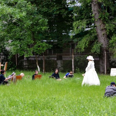 ... începutul practicii de pleinair de vară / clasa a VIII-a, a X-a și a XI-a. /