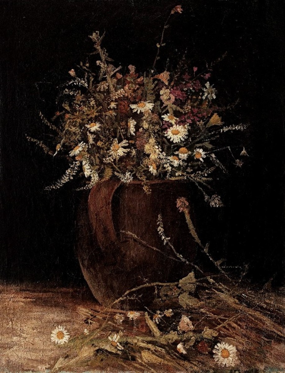"Pictură. Natură statică" by Ion Andreescu