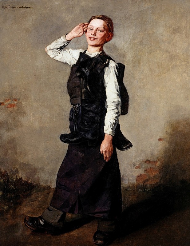 "Painting. Figure" by Wilhelm Trübner