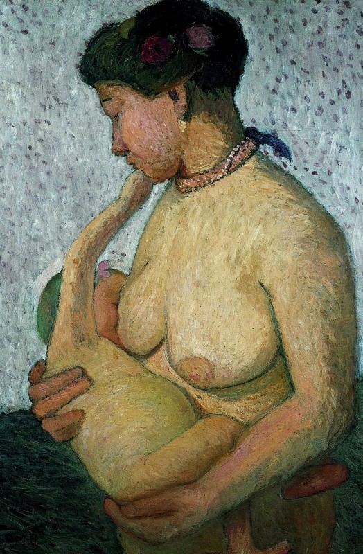 "Painting. Nude" by Paula Modersohn-Becker